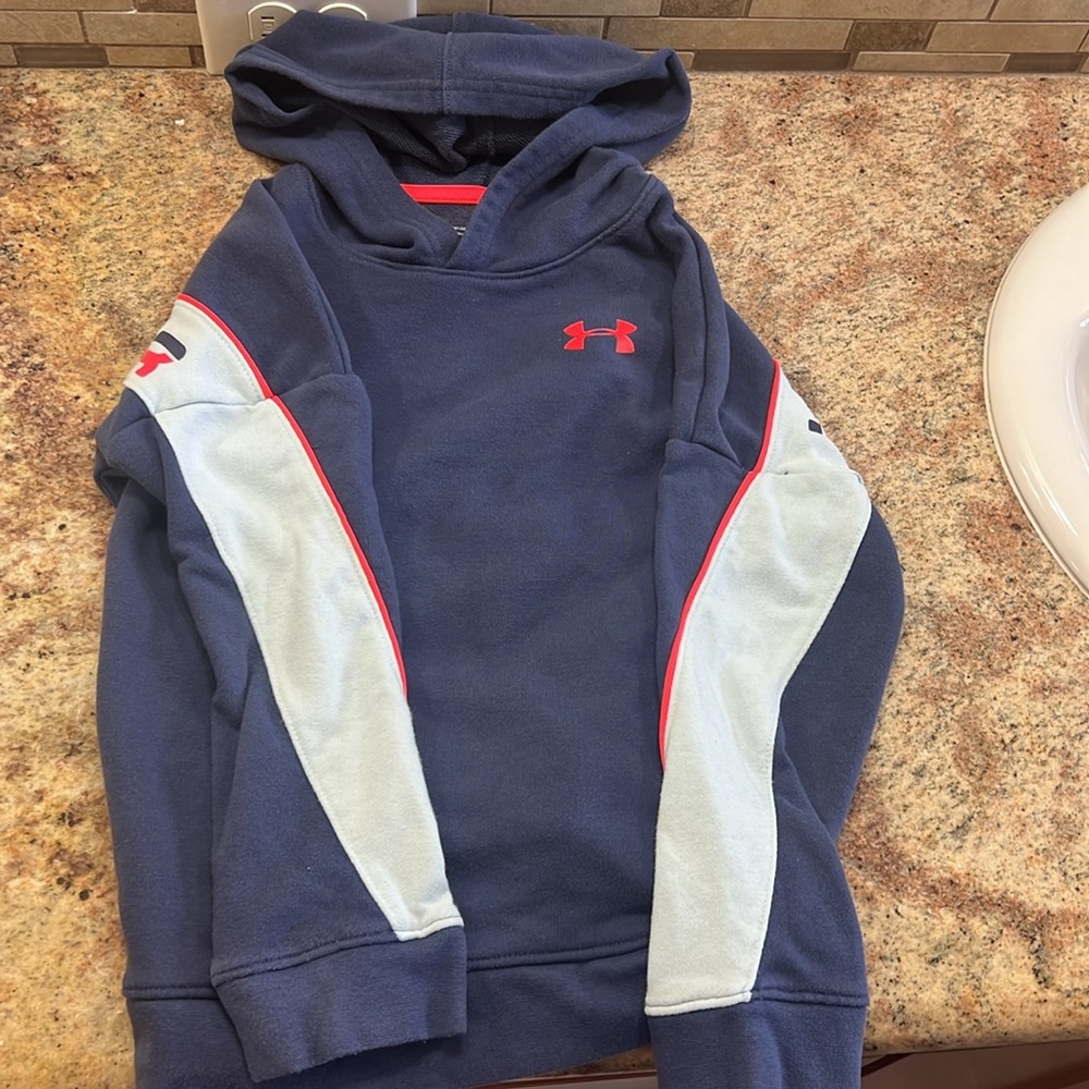 Boys size youth extra small and size youth small Under Amour sweatshirts